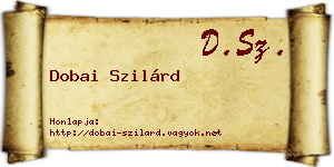 Dobai Szilárd névjegykártya